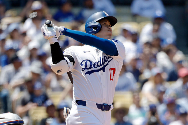 【MLB】「長打は自分の持ち味」大谷翔平、141メートルの“特大逆方向弾”について「状態が良い証拠」と明かす 画像