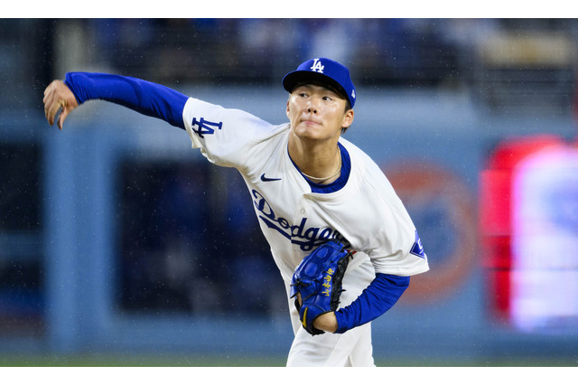 【MLB】「まだ投げるんかい」米メディアが驚き、山本由伸が8回97球2失点で4勝目　「19球連続ストライク」の球団記録も 画像