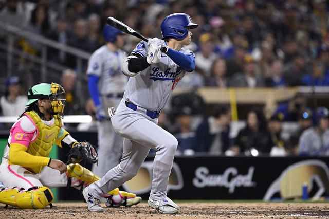 【MLB】大谷翔平、松井裕樹から“172キロ”二塁打で「同点劇」お膳立て　3試合ぶりマルチ安打 画像