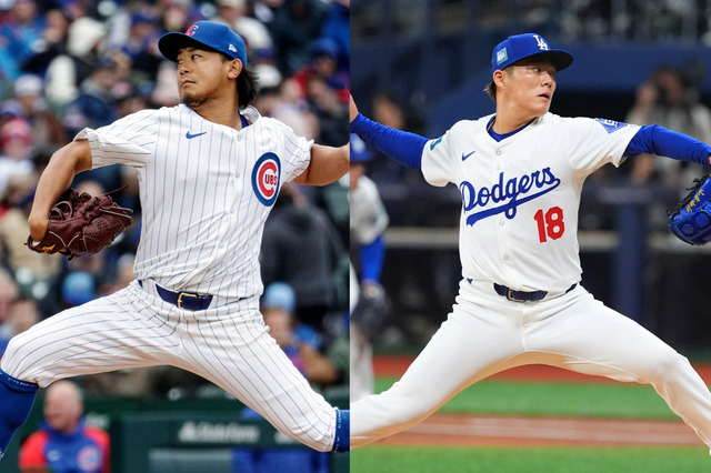 【MLB】今永昇太がトップに立ち、山本由伸が3位で追う 日本投手2人がナ・リーグ新人王争いをリード 米メディアがトップ10発表 画像