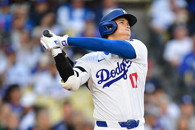 【MLB】大谷翔平、ド軍初の1番起用も“苦手投手”相手に好機で凡退　打率.350で並ぶも首位打者から陥落 画像