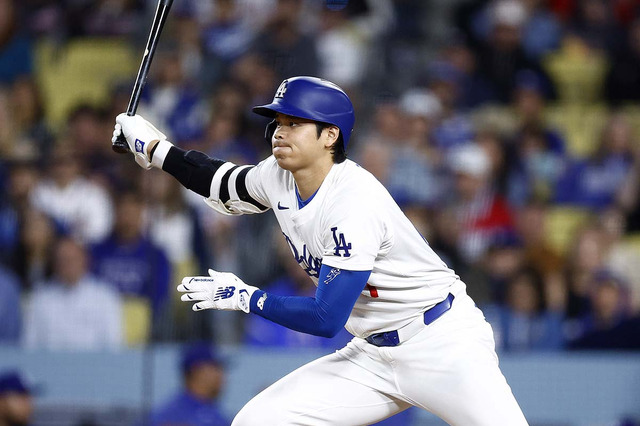【MLB】大谷翔平、メジャー通算100盗塁に続き足で魅せる 中前打で出塁、タッチアップで二塁へ進み好機演出 画像