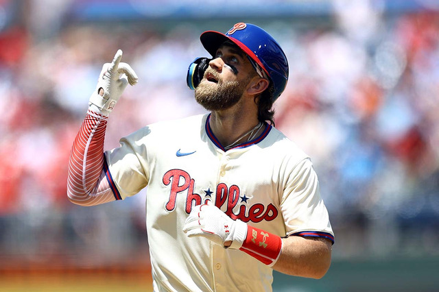 【MLB】“球宴リーグ最多得票”ハーパーが16号17号で本塁打部門トップ猛追 大谷翔平とオズナに「3本差」 画像