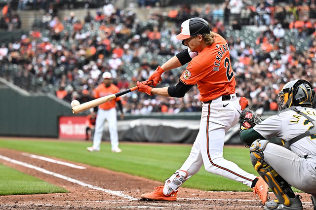 【MLB】Aロッド以来の“遊撃手50発超え”も視野、昨季新人王ヘンダーソンが「勝利貢献度」でも全選手トップに 画像