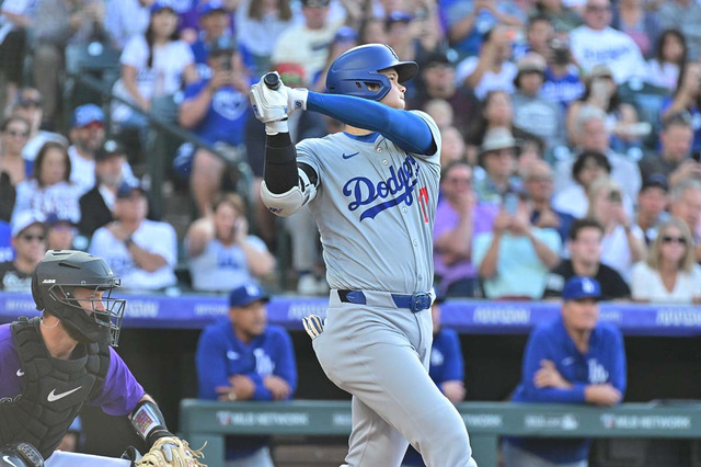 【MLB】大谷翔平「1番DH」スタメン　同地区ライバルのエース右腕から“3試合連発”今季26号アーチで5連勝なるか 画像