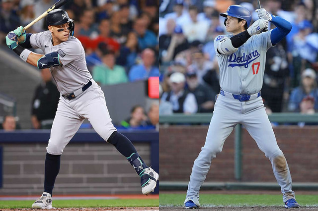 【MLB】“三冠王候補”ジャッジと大谷翔平に迫る強打者は誰だ? 公式「打者パワーランキング」TOP10が公開 画像