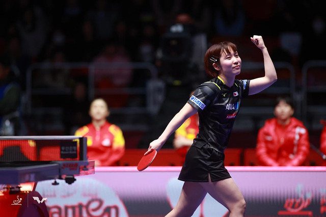 平野美宇は「自分の章を築く準備ができていた」世界2位相手の圧巻ストレートにWTT称賛「見事な勝利」【世界卓球】 画像