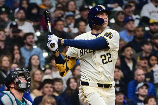 【MLB】イチローの“元同僚”イエリッチがナ・リーグ首位打者争いに参戦　大谷翔平、プロファーら追い抜く高打率 画像