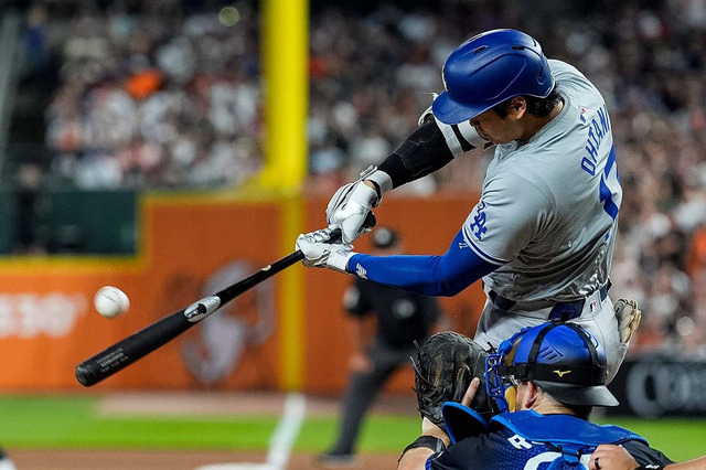 【MLB】「タフな試合が続いていた」大谷翔平、連敗止める決勝打にも控えめ笑顔　「初戦をとれたのが大きい」 画像