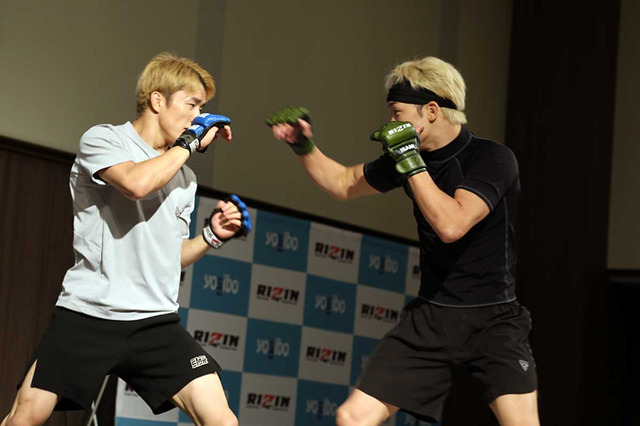 【超RIZIN.3】朝倉未来、弟・海との“兄弟”スパーリングで会場大盛り上げ 欠席の平本蓮には「アイツの専売特許なのに」とチクリ 画像
