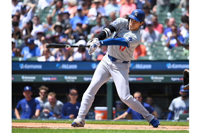 【MLB】「オオタニが球団記録をまた更新」大谷翔平が成し遂げた“レジェンド超え”　現地記者も脅威の長打力に注目 画像