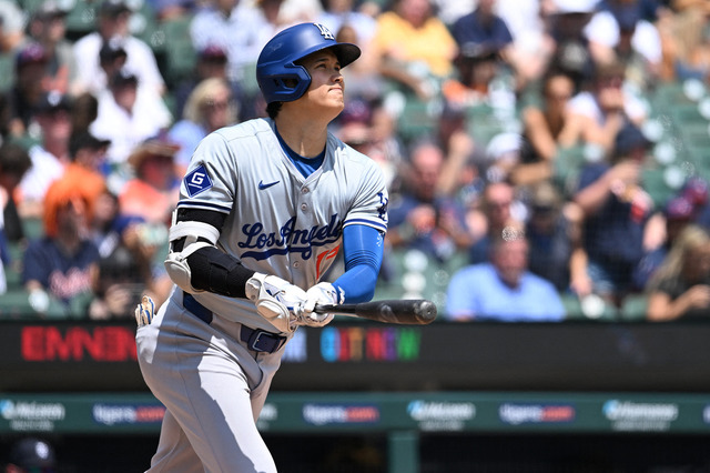 【MLB】大谷翔平、右翼への弾丸174キロ29号でメジャー通算200本塁打 803試合目で到達、4年連続30本にも王手 画像