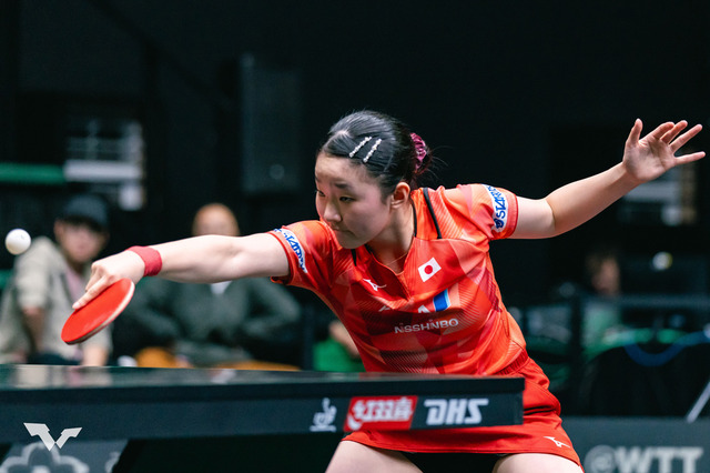 張本美和、2回戦はポルトガル選手を3－0で圧倒　ストレート勝ちでベスト16へ進出、ダブルス敗戦の雪辱果たす【サウジスマッシュ】 画像