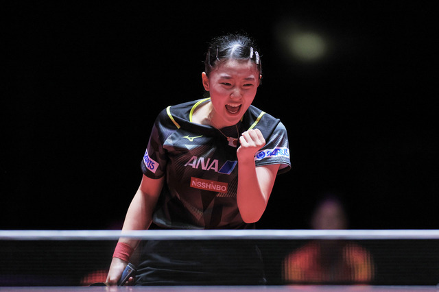 「見事な試合で才能が爆発」張本美和、中国勢撃破に公式も賛辞 王芸迪相手の勝利に「爽快な試合で魅了」【ITTFワールドカップ2024】 画像