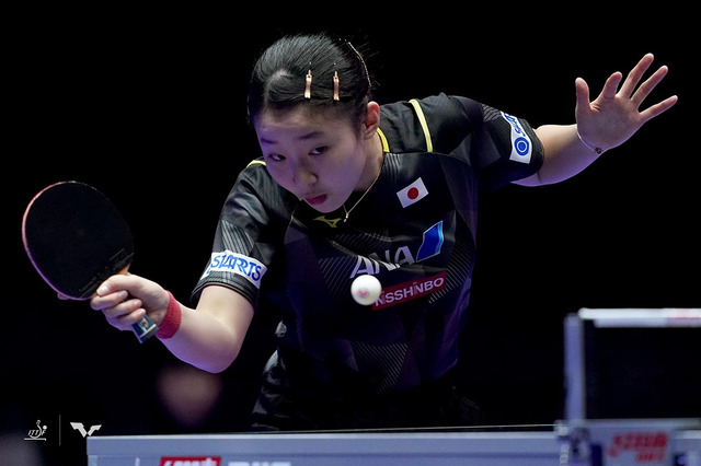 15歳張本美和、世界1位の孫穎莎相手に奮闘もストレート負け　早田ひな、平野美宇で逆転なるか【世界卓球】 画像