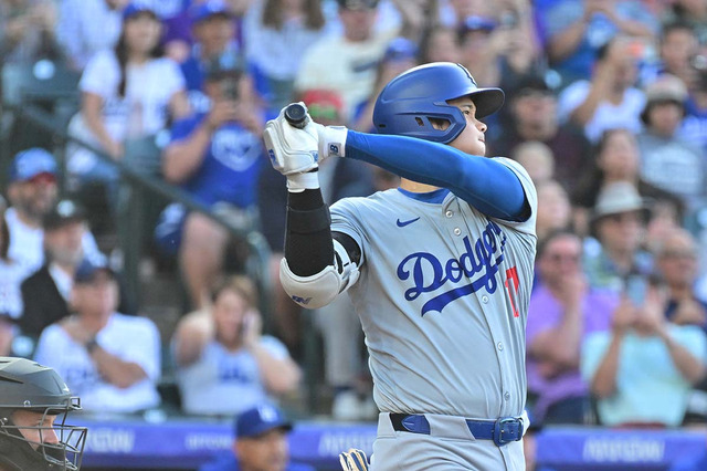 【MLB】大谷翔平「1番DH」スタメン 今季左打者“被弾ゼロ”のエース左腕から29号アーチで連敗ストップなるか 画像