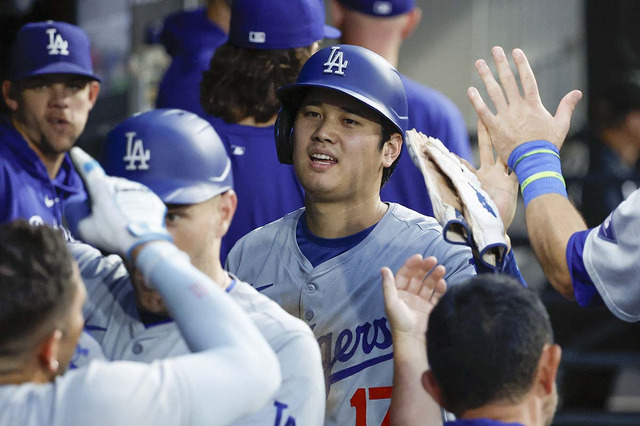 【MLB】“首位打者”大谷翔平、驚愕32号に続いて巧みな適時打　マルチ安打で打率も急上昇、本塁打との二冠王に君臨 画像