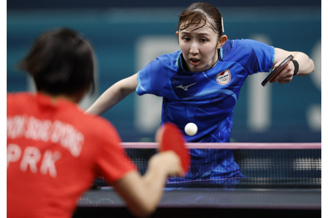 卓球日本勢が準々決勝で見せた名勝負　早田ひなは北朝鮮選手との“再戦”制し4強入り、平野美宇＆張本智和は大奮闘も涙の敗退【パリ五輪2024】 画像
