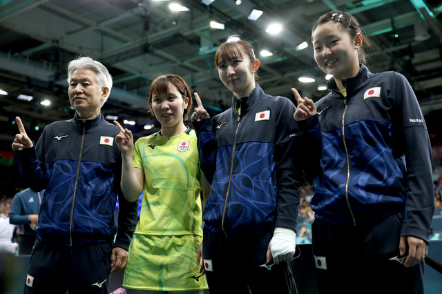 平野美宇、張本美和のシングルス起用がカギ握るか　エース・早田ひなが満身創痍の日本女子がタイとの準々決勝へ挑む【パリ五輪2024】 画像