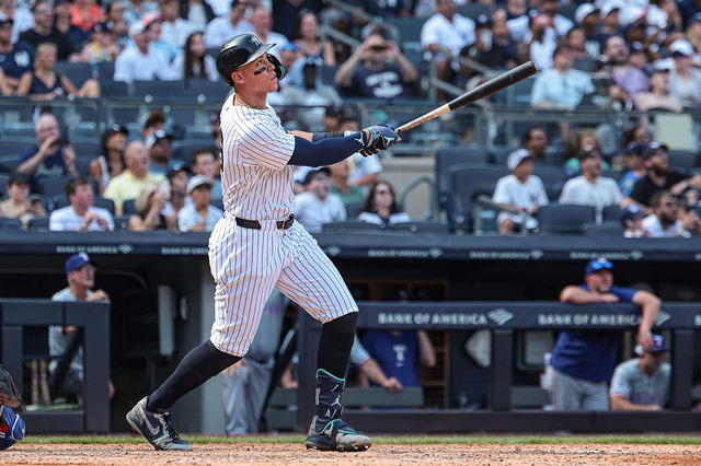 【MLB】キング独走ジャッジが史上最速300号に王手　同僚も手放し称賛「信じられない打者」 画像