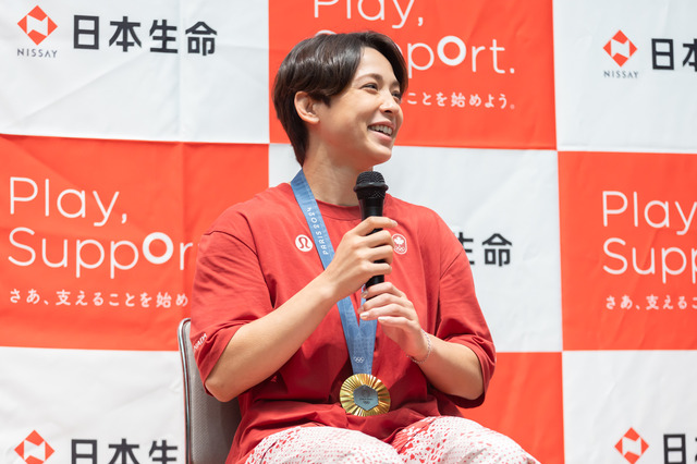 柔道・出口クリスタ、「納得の試合ではなくて運もあった」と金奪取への道のりを回顧 ケリーは「大舞台を戦えたことが嬉しい」と感謝 画像