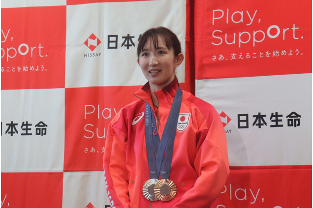 早田ひな、パリ五輪で2種目メダルも「改善していかないとロスでの金はない」 4年後に向けて決意「一つひとつ後悔のないように」 画像