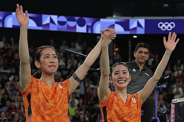 「シダマツ」志田千陽・松山奈未組が五輪後初戦を白星で飾る　「楽しめば良いプレーができる」とパリでの教訓生かす 画像