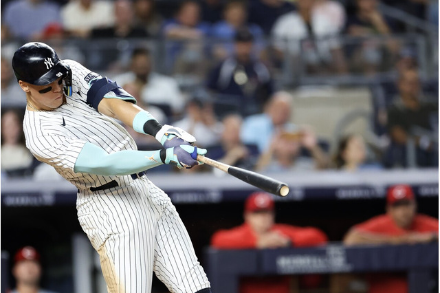 【MLB】「8月OPS1.510」猛打爆発のジャッジがまたも史上初の偉業 米記者が驚愕「98試合で打率.375、43本塁打超え」 画像