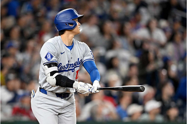 【MLB】大谷翔平、豪快43号本塁打で“30球場アーチ制覇”に一歩前進　米記者期待「50-50と三冠王にも手が届く」 画像