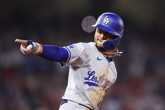 【MLB】大谷敬遠→ダメ押し3ランのムーキー・ベッツ“咆哮シーン”に脚光　「オレと勝負か、面白い」と怒りの一発を本人回顧 画像