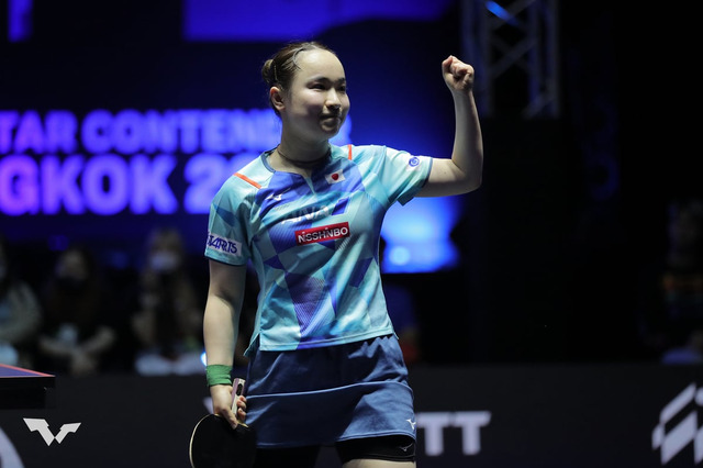 伊藤美誠、復活遂げた23歳が戦前データは圧倒的優位 元欧州女王と2023年に続く再戦、初戦勝利で好スタート切るか【WTTチャンピオンズマカオ】 画像
