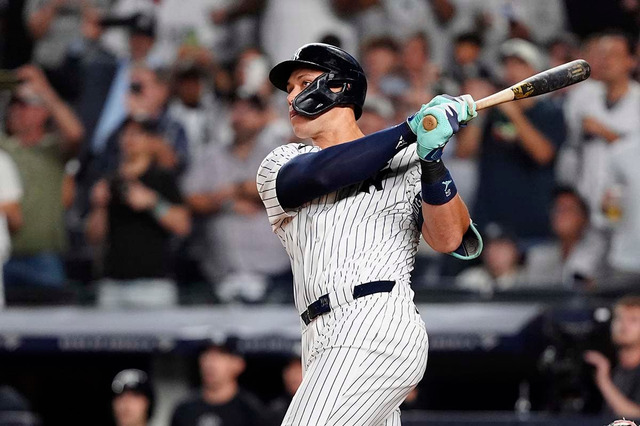【MLB】76打席ぶり52号を放ったアーロン・ジャッジ　16試合ノーアーチは「知らなかった。本塁打にフォーカスしていないから」と明かす 画像