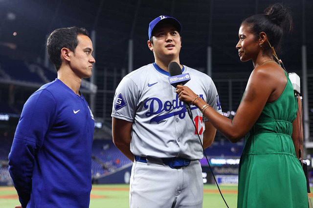 【MLB】大谷翔平、自身初の“PO進出”に流暢な英語でスピーチ披露 指揮官も称賛「ベストな活躍をした」 画像