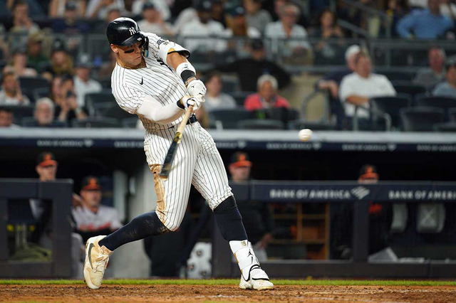 【MLB】ジャッジ、“滞空時間約7秒”の5戦連発58号で地区優勝　自身2度目の偉業まであと「2」 画像