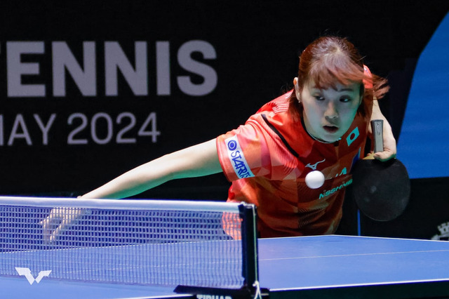 長﨑美柚、中国選手に2－0リードで序盤を支配も無念の逆転負け　世界57位の陳熠に敗れベスト16進出ならず【チャイナスマッシュ2024】 画像