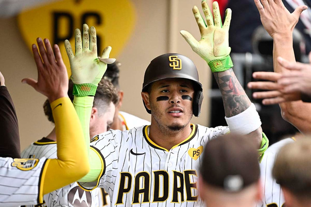 【MLB】地区S進出を決めたマチャド、ドジャース戦に意気込み「これは皆が望んでいた」 パドレスファンは「打倒LA」大合唱 画像