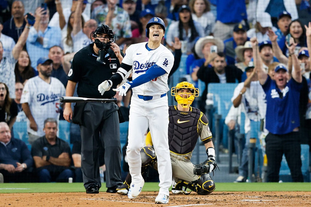 【MLB】大谷翔平「1番DH」スタメン　世界一奪取へ38歳ダルビッシュと激突、2試合連続弾でド軍を地区シリーズ連勝に導くか 画像