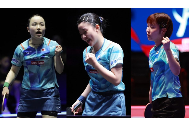 卓球日本女子が決勝進出かけて韓国撃破のインドと対戦 前日は張本美和、伊藤美誠、平野美宇のトリオでシンガポールに勝利【アジア選手権】 画像
