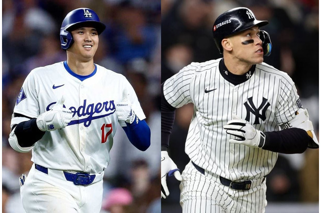 【MLB】大谷翔平とジャッジに期待されるWSでの“復活”　米メディアがNBAスター超えに注目「バードとマジックの比較ですら不十分」 画像