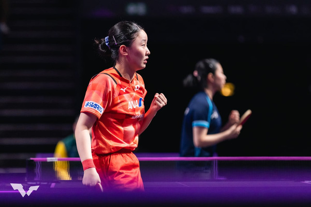 張本美和、フルゲームの激闘も「緊迫した試合で冷静さを保った」　世界37位の豪州選手と再び接戦も勝利で2回戦進出【WTTチャンピオンズモンペリエ】 画像