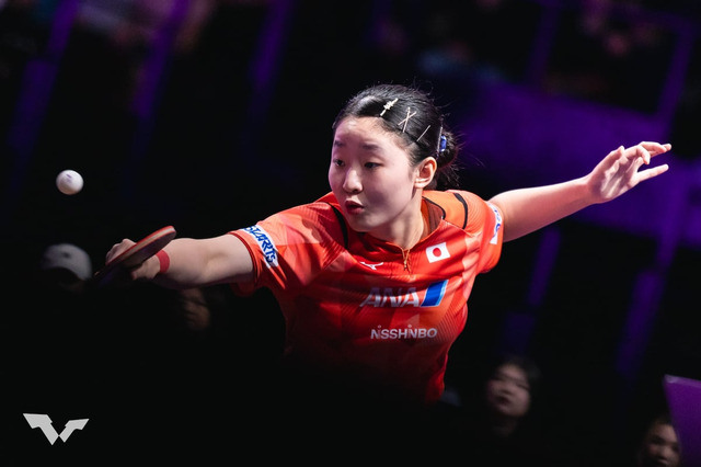 張本美和、世界9位撃破で優勝に前進も「向かっていく気持ち」　兄・智和やパリ五輪銀選手との練習に感謝「質の高いボール」【WTTチャンピオンズモンペリエ】 画像