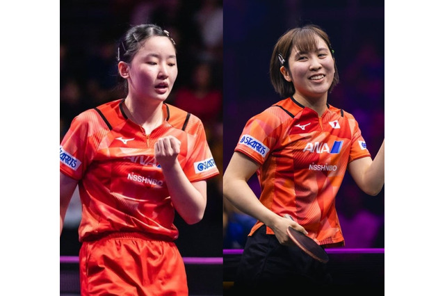 張本美和、平野美宇との注目日本人対決が実現　昨年の対戦では16歳新星に軍配、上位進出かけた戦いを制するのは【WTTチャンピオンズフランクフルト】 画像