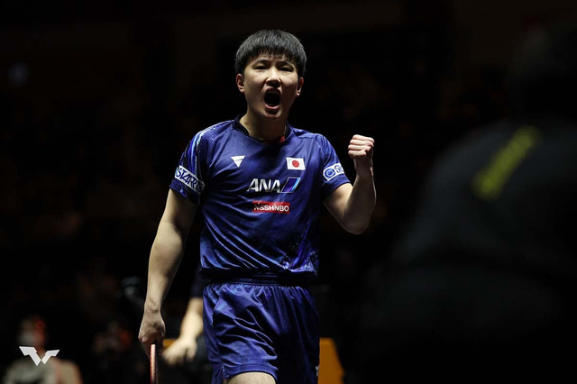 張本智和、エースが語った世界5位の中国勢撃破　明かした大舞台への影響「五輪の舞台に合わせる力が見つかる」【WTTファイナルズ福岡】 画像