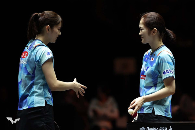 長﨑美柚、木原美悠ペアが準決勝敗退で言及した反省点　同世代の大藤沙月、横井咲桜ペアは「これからが本当の勝負」【WTTファイナルズ福岡】 画像