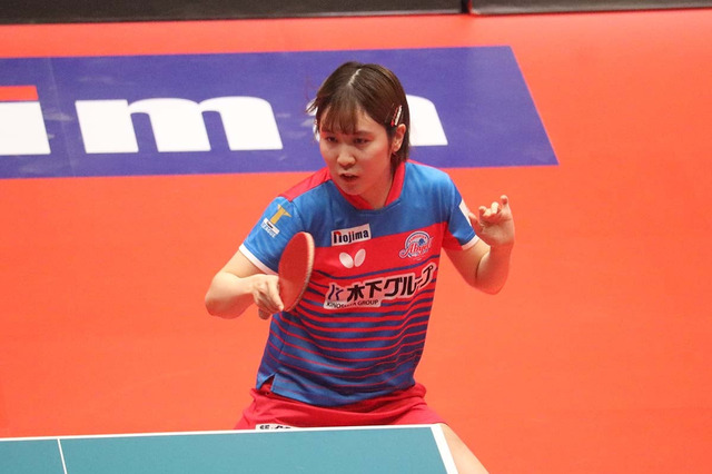 平野美宇、大藤沙月に国際大会のリベンジで10戦全勝 　言及した“対若手選手”への心構え「相手を崩すようなイメージ」【Tリーグ】 画像