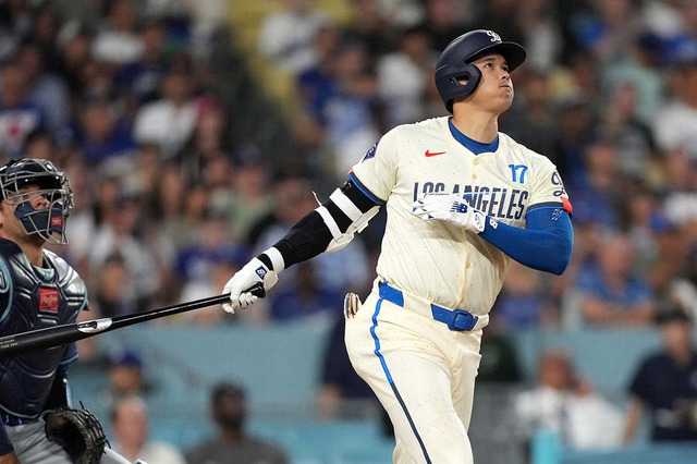 【MLB】大谷翔平、メジャー7年目「自己最高更新」の本塁打3選 打球速度に高弾道、意外な一発も 画像