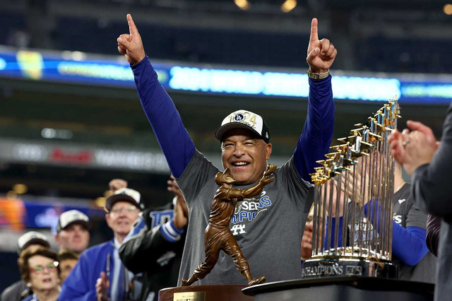 【MLB】「決断力は的確だった」ロバーツ監督、米誌の最優秀監督に選出 　「.627」は現役監督トップで歴代5位 画像