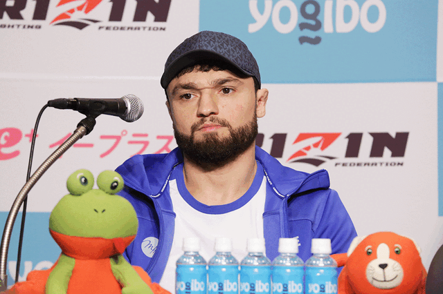【RIZIN】ケラモフ、“二階級同時制覇”へ意欲 サトシ戦でも「グラウンドでも絶対に優勢を保つ」 画像