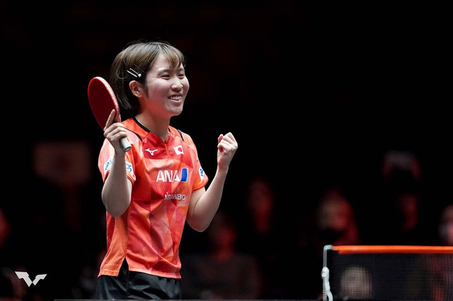 平野美宇、伊藤美誠とのサバイバル制し掴んだ五輪シングルスの舞台　パリで2大会連続の銀メダルに貢献、24歳が充実の時過ごす【2024年振り返り】 画像