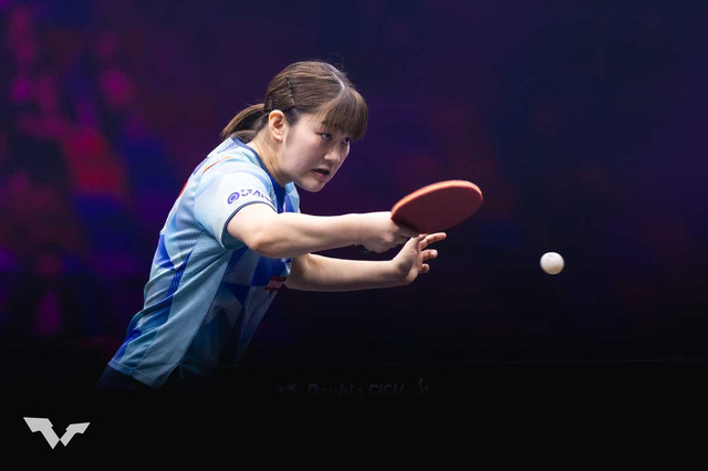 大藤沙月、横井咲桜との世界1位ペア対決でストレート勝ち　第1シードが注目の同士討ちを制してベスト4進出【WTTコンテンダーマスカット】 画像